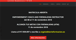 Desktop Screenshot of firewalkingspain.com