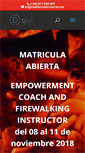 Mobile Screenshot of firewalkingspain.com